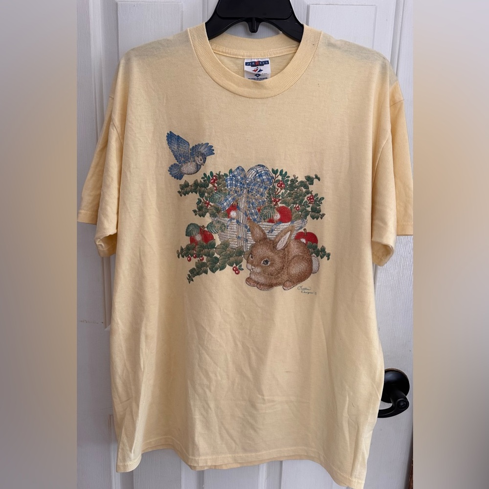 VINTAGE Endless Designs, rabbit tshirt